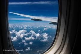 AK plane window to Laos